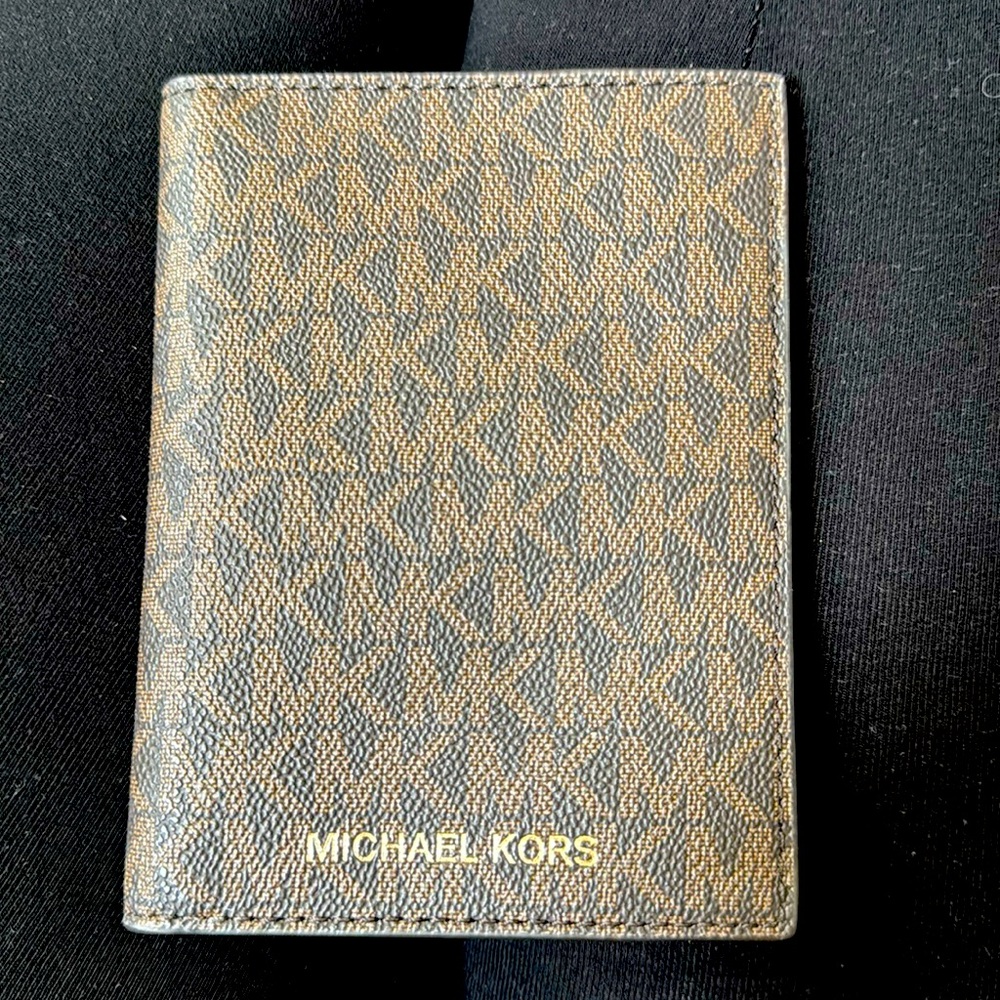 Michael Kors passport holder, brand new